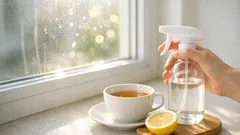 홍차와 레몬으로 유리창 줄무늬 없이 닦는 법, 집에 있는 재료로 끝