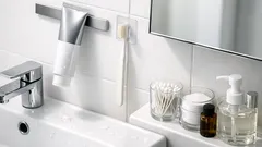 세리아 110엔 수납템 6개로 세면대 위·거울장·하부장 정리 한 번에 끝내기