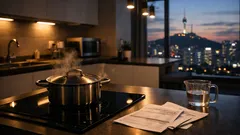 인덕션 전기요금 줄이는 법, 냄비 선택부터 뚜껑 습관까지