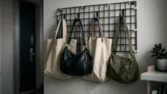 세리아 와이어 라티스로 5분 완성, 현관 가방 벽걸이 수납 랙 만들기