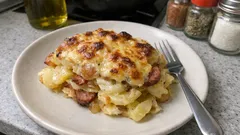 우유 대신 두유로 담백하게—토스터로 만드는 포테이토 그라탱 레시피