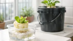 버리는 양배추 심으로 다시 키우기, 물만으로 시작하는 리그로우 수경재배