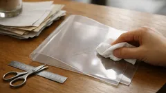 클리어파일 하나로 A4 서류 구김 줄이는 접이식 파일 만들기